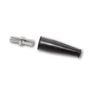 Einstellschraube silber, M8 mit Gummikappe, 305-030