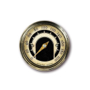 motogadget Analog Tacho mst vintage, mit Messingring,...