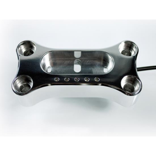 motogadget msm Metric Handle Bar Top Clamp zur Montage des motoscope mini, 361-863