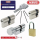 ABUS EC660 Schließanlage Profilzylinder Schloss Knaufzylinder 3 Schlüssel ECK660