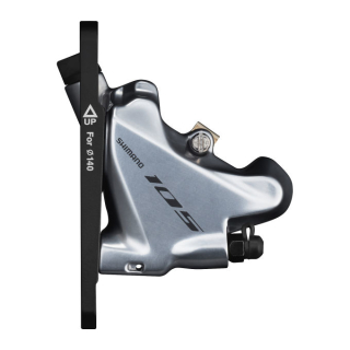 SHIMANO Bremssattel 105 BR-R7070 (Flat-Mount), VR, FM (Flat-Mount), L02A Resin m. Kühlri I-BRR7070F4RFS