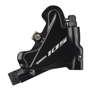SHIMANO Bremssattel 105 BR-R7070 (Flat-Mount), HR, FM (Flat-Mount), L02A Resin m. Kühlri I-BRR7070RDRFL