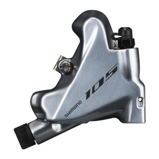 SHIMANO Bremssattel 105 BR-R7070 (Flat-Mount), HR, FM (Flat-Mount), L02A Resin m. Kühlri I-BRR7070RDRFS