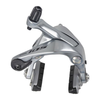 SHIMANO Dual-Pivot-Seitenzugbremse 105 BR-R7000, HR, R55C4, Silber, 10,5 mm I-BRR7000AR82AS
