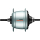 SHIMANO 8-GANGNABE F. V-BRAKE SILBER 36 L. 132X184 M. KAPPE LINKS I-SGC60018VASA