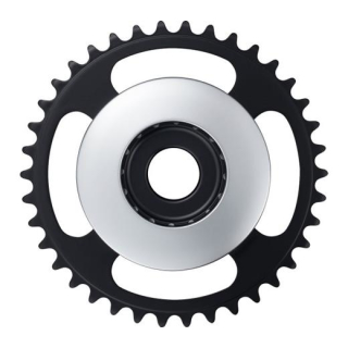 SHIMANO KETTENBLATT 38 ZÄHNE CL:46.5MM OHNE KETTENSCHUTZ SILBER E-SMCRE61A8XS