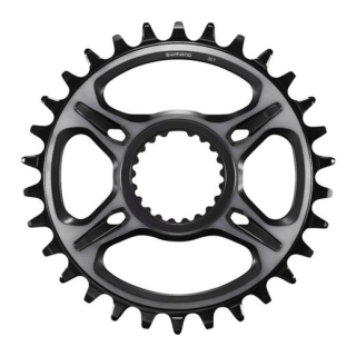 SHIMANO Kettenblätter XTR FC-M9100/M9120 1-fach, 30 Zähne, -, Anthrazit/Schwarz, Alumini I-SMCRM95A0