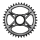 SHIMANO Kettenblätter XTR FC-M9100/M9120 1-fach, 38 Zähne, -, Anthrazit/Schwarz, Alumini I-SMCRM95A8
