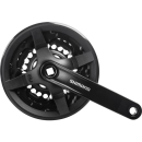 SHIMANO Kurbelgarnitur FC-TY301 Vierkant 6/7/8-fach150...