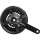 SHIMANO Kurbelgarnitur FC-TY301 Vierkant 6/7/8-fach150 mm42-34-24 Z.Schwarznicht enthalt E-FCTY301K244CLB