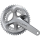 SHIMANO Kurbelgarnitur 105 FC-R7000 2x11170 mm53-39 Z.Silbernicht enthalten I-FCR7000CX39S