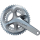 SHIMANO Kurbelgarnitur 105 FC-R7000 2x11175 mm50-34 Z.Silbernicht enthalten I-FCR7000EX04S
