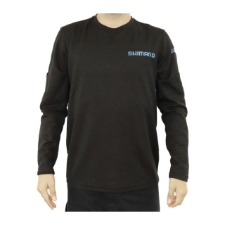 SHIMANO SHIMANO WORKSHOP LONGSLEEVE BLACK, L 50% PES/50% COTTON ESHI17004L