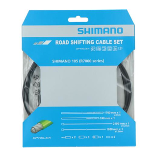 SHIMANO OPTISLICK SCHALTKABEL-SET SCHWARZ FÜR R7000 Y-8ZG98090