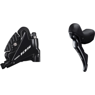 SHIMANO Scheibenbremse 105 R7020/R7070, VR, FM (Flat-Mount), Schwarz, 2-fach SH000002321
