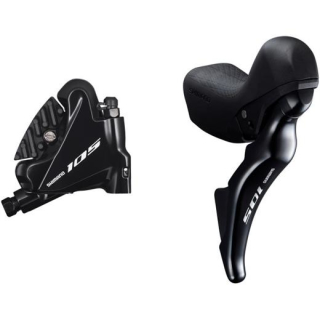 SHIMANO Scheibenbremse 105 R7025/R7070, VR, FM (Flat-Mount), Schwarz, 2-fach SH000002323