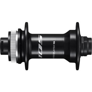 SHIMANO Vorderradnabe 105 HB-R7070, 32 Loch, Steckachse 12 mm E-Thru, 100 mm, Schwarz E-HBR7070BL