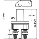 Ersatzschlüssel für Batterieschalter, CABD01S