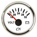 CN-Instrument Voltmeter 24V schwarz/schwarz, CN0524S