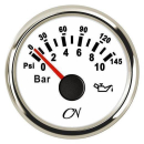 CN-Instrument Öldruckanzeige bis 10bar schw./schw.,...