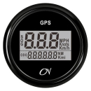 CN-Instrument GPS-Tacho Digital schwarz/chrom, CN08SC