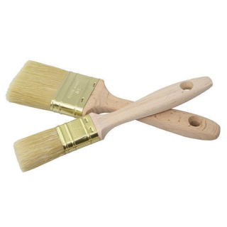 Flachpinsel 9.Stärke 50mm breit mit Holzstiel, DN46150