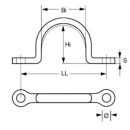 Fenderöse Rundmaterial AISI316 5mm VP=10Stück,...