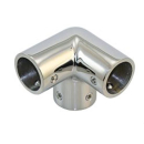 Edelstahl-Relingsbeschlag Eckverbinder 22mm, EK96046