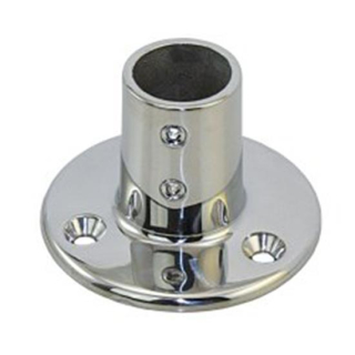 Edelstahl-Relingsbeschlag Endstück 90°rund 25mm, EK97035