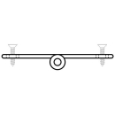 Scharnier AISI316 71x38mm, EX1309