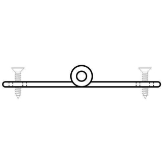 Scharnier AISI316 Feinguss 76x40mm, EX1410