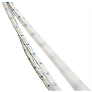 Polyester 8-fach Flaggleine weiß   5mm Ro. a 250m, GR265010-250