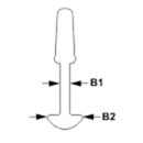 Mastrutscher Länge 30mm (100er Packung), HA458-100