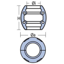 Alu-Wellenanode "Kugel" für Ø30mm,...