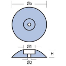 Alu-Telleranode Ø70mm VP=2St., MA4070A