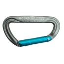 Alu-Karabinerhaken ARGON K asymm. GRAU/CYAN, NB719DB0400