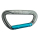 Alu-Karabinerhaken ARGON K asymm. GRAU/CYAN, NB719DB0400