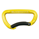Alu-Karabiner TRAPPER BENT GATE asym. gelb/schwart,...