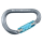 Alu-Karabiner HMS TWIST LOCK grau/weiß/azur, NB786DPB5PB