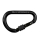 Alu-Karabiner HMS CLASSIC SCREW SLEEVE schwarz, NB786NNN6AN