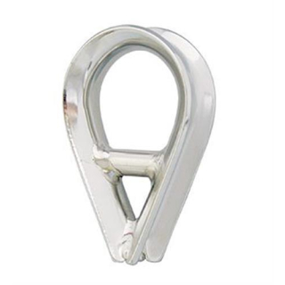 Edelstahlkausch mit Steg AISI316 für 8mm Tau, PH119908