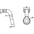 T-Terminal geschmiedet für Tau 4mm, PH616507F