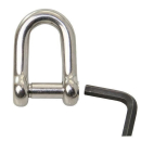 D-Schäkel A4 mit Innen-6-kant 10mm VP=10St., PZ8510-10