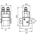 Umkehr-Relaisbox 150A 24V IP66 (T6415-24), QET641524000