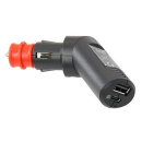 USB Doppelladestecker winkelbar 5V 2x2.5A, QG02441