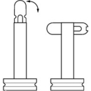 Klappnasenbolzen 8mmØx80mm Nutzl.+Sicherungsauge, SS36880BH