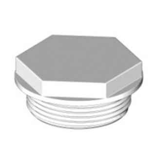 Blindstopfen 1 1/2" Außengewinde /Schwarz unverp., TD90918