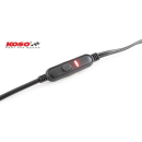 KOSO X-Claws Clip-on Heizgriffe mit Schalter , AX1200M0