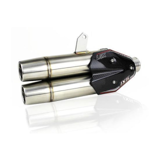 IXIL L5X-Hyperlow-Komplettanlage Kymco AK 550, Dualexit, mit Kat., E-geprüft, (Euro4), 176-0350