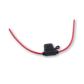Halter für Stecksicherungen 5-30 Ampere, Spritzwasser geschütztes Gummigehäuse., 208-039
